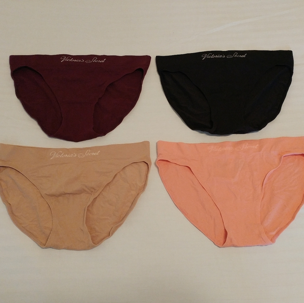 4 NWT Victoria's Secret Seamless Bikini Panties